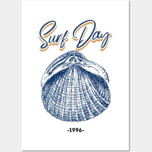 Surf Day Shirt Posters and Art